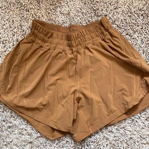 Lulu lemon running shorts with built in underwear